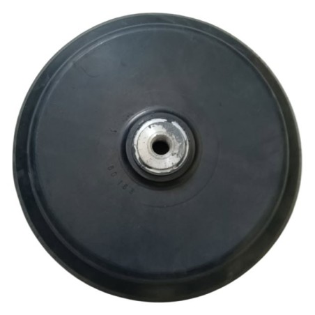 Ventouse à lèvre Ø 320mm en caoutchouc naturel noir. Fixation M16.  AXITEC