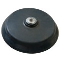 Ventouse à lèvre Ø 320mm en caoutchouc naturel noir. Fixation M16.  AXITEC