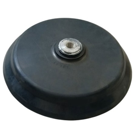 Ventouse à lèvre Ø 320mm en caoutchouc naturel noir. Fixation M16.  AXITEC