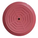 Ventouse à lèvre Ø320mm en silicone rose. Fixation M16.
