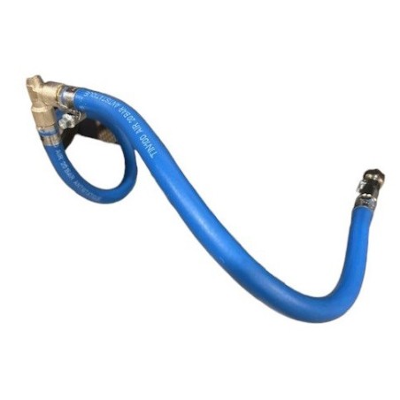 Tuyau caoutchouc Ø8X13 BLEU. Vendu au mètre