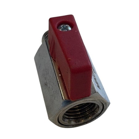 Robinet vanne rouge pour palonnier type EM4. Axitec