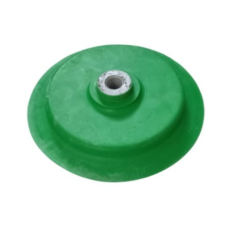 Ventouse à lèvre Ø180mm en caoutchouc naturel vert. Fixation M16. Pour palonnier à ventouses Axitec