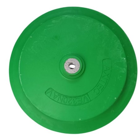 Ventouse à lèvre Ø320mm en caoutchouc naturel vert. Fixation M16. AXITEC