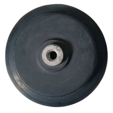 Ventouse à lèvre Ø 180mm en caoutchouc naturel noir. Fixation M16. AXITEC